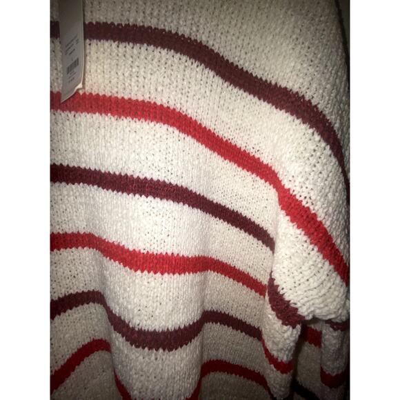 NWT Francescas Striped Colorblock Knit Sweater Size Large - Picture 3 of 6